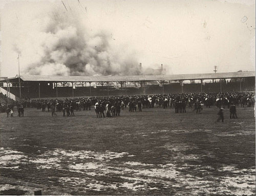 1901 Fire at St. Louis ballpark